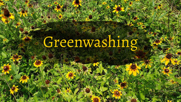 a field of yellow flowers blog post is about greenwashing in the jewelry industry 